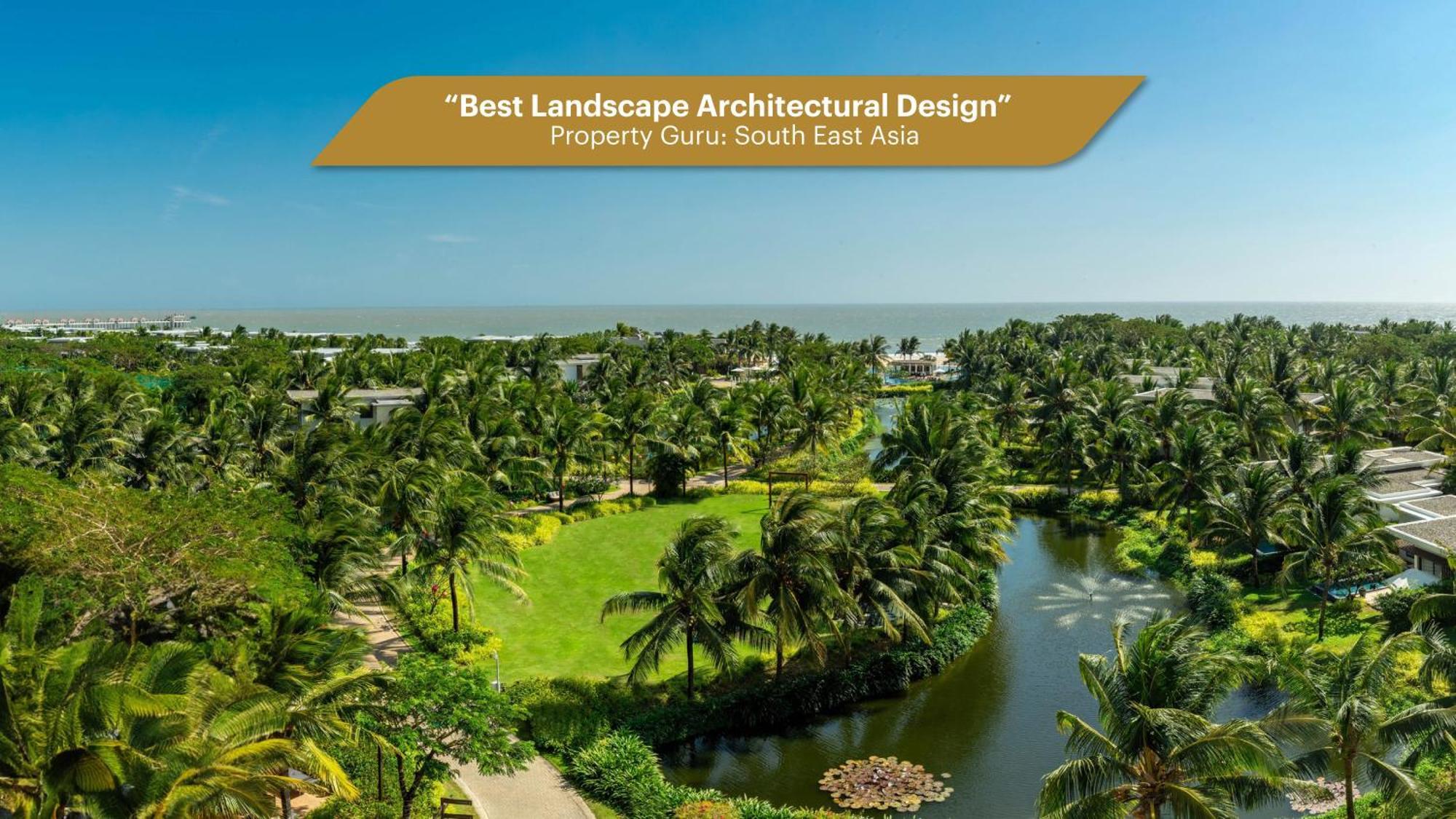 Melia Ho Tram Beach Resort Luaran gambar Landscape design